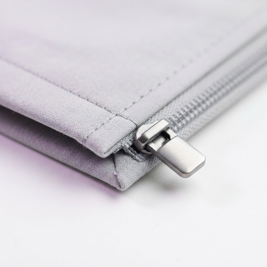 A close look at the stitching and hardware of a BOFKAY piece